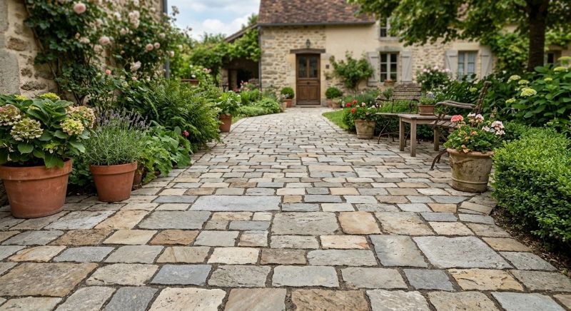 Cobblestone Installation in Saint George, UT