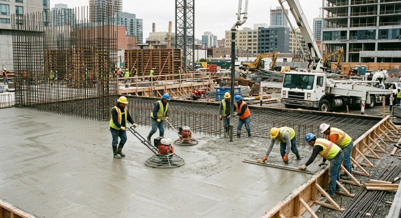 Commercial Slab Installation in Longmont, CO