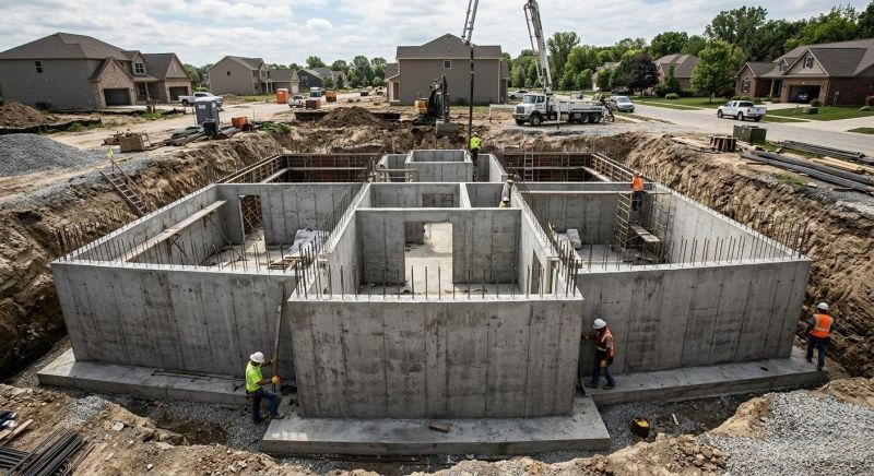 Foundation Wall Installation in Fredericksburg, VA