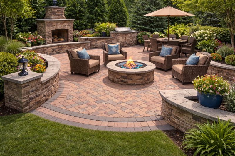 Patio Brick Installation in Greenwich, CT