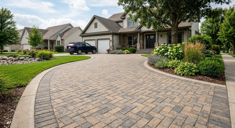 Paver Driveway Construction in Davis County, UT
