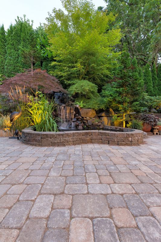 Paver Patios with Landscaping